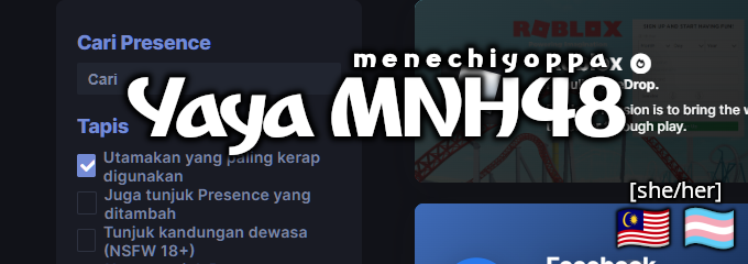 Pengepala profil yang khusus untuk PreMiD