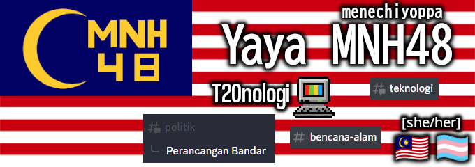 Pengepala profil yang khusus untuk r/Malaysia Discord